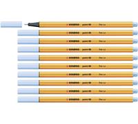 Fineliner - STABILO point 88 - Pack of 10 - Ice Blue