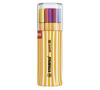 Stabilo Point 88 Twin-Pack Stylo feutre 0,4 mm Assortis Boite de 20
