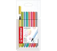 STABILO pointMax - Stylo feutre - Etui carton x 8 feutres d'écriture pointe moyenne 0,8 mm - coloris pastel