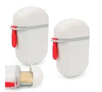 FINELYCR 2 Pièces Porte Savon Voyage, Boite à Savon avec Bac de Récupération, Boite a Savon Voyage Etanche, Compact et Léger, Simple et Élégant, Idéal pour la Salle de Bain, Les Voyages