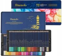 Finenolo crayons aquarelle pack métal 72 couleurs