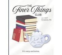 Finer Things Club: Composition Notebook Inspired by The Office | Aesthetic College Ruled Book for Book Clubs, Girls Nights, Journaling, Note Taking | ... Michael Scott, Pam Beesley, Oscar Nunez, Toby