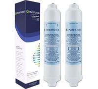 Finerfilter Lot de 2 filtres à eau pour réfrigérateur LG Remplacement pour les pièces BL9808 / 3890JC2990A / 5231JA2010B / 3650JD8050A