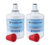FinerFilters DA29-00003 Lot de 2 filtres à eau pour réfrigérateur compatibles avec Samsung Aqua Pure Plus, DA29-00003, versions B, F ou G