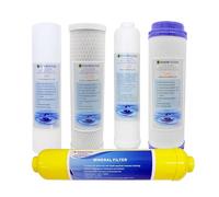 Finerfilters, Lot de filtres de remplacement 6 étapes pour Osmose inverse