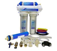 FINERFILTERS Unité d'osmose inverse aquatique à 4 étapes 75GPD avec chambre DI