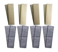 Finest-Filters Lot de 8 mousses filtrantes et 8 cartouches de filtration au charbon pour filtres submersibles Fluval U4