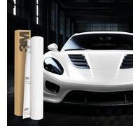 Finest Folia 3M 2080 Film Autocollant pour Car Wrapping pour Voiture Moto Bateau Protection de Peinture 3D avec canaux d'aération (S10 Satin White, 50 x 152cm)