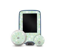 Finest Folia Autocollant compatible avec Abbott Freestyle Libre 2 + 3 autocollants design pour glycémie Film design pour enfant autocollant anti-rayures imperméable R229 (12 grenouilles)