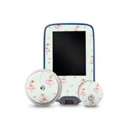 Finest Folia Autocollant compatible avec Abbott Freestyle Libre 2 + 3 autocollants design pour glycémie Film design pour enfant autocollant anti-rayures imperméable R229 (19 ballerine)