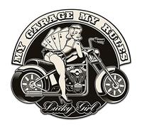 Finest Folia Autocollant rétro vintage Old School Ace culte Rockabilly (R149-7 My Rules)