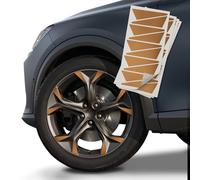 Finest Folia Autocollants pour jantes compatibles avec Cupra Formentor - Kit complet de films autocollants pour jante de voiture - Film design - Résistant aux intempéries (cuivre mat, K107 Formentor)