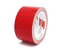 Finest Folia Bande décorative adhésive pour voiture, moto, bateau et modélisme Rouleau de 10 m (0,79€/mètre) Couleur au choix (rouge brillant, largeur 100 mm)