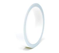 Finest Folia - Bande décorative autocollante pour voiture, camion, moto, bateau, modélisme, bricolage - Aspect mat - 10 m - Blanc mat, largeur 9 mm