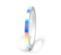 Finest Folia Bandes adhesives décoratives longueur 10m pour loisirs créatifs pour auto voiture moto bateau modélisme effet flipflop hologramme caméléon (FF2 Bleu/violet, 5mm)