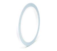 Finest Folia Bandes adhesives décoratives pour auto voiture moto bateau modélisme nombreux coloris longueur 10m ruban adhésif (Blanc brillant, 3mm)