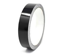 Finest Folia Bandes adhesives décoratives pour auto voiture moto bateau modélisme nombreux coloris longueur 10m ruban adhésif (Noir brillant, 10mm)