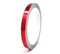 Finest Folia Bandes adhesives décoratives pour auto voiture moto bateau modélisme nombreux coloris longueur 8,5m ruban adhésif (Chrome rouge, 3mm)