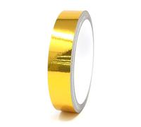Finest Folia Bandes adhesives décoratives pour auto voiture moto bateau modélisme nombreux coloris longueur 8,5m ruban adhésif (Chrome Or, 12mm)