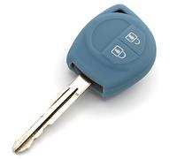 Finest-Folia Coque de protection en silicone pour e voiture 2 boutons Gris cendre