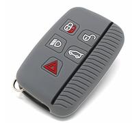 Finest Folia Coque de Protection en Silicone pour e Voiture 5 Boutons Gris cendré Noir