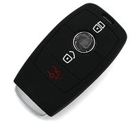 Finest-Folia Coque en silicone MD pour e voiture à 3 boutons Noir