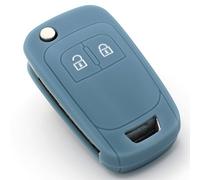 Finest-Folia - Coque en silicone OE pour e voiture à 2 boutons Gris cendre