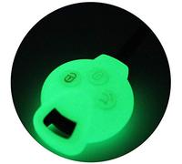 Finest-Folia - Coque en silicone pour e voiture à 3 boutons (phosphorescent) - Vert - Compatible avec Voiture