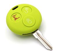 Finest-Folia - Coque en silicone SD pour e voiture à 3 boutons vert lime