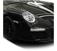 Finest Folia D035 Lot de films autocollants pour phare avant Noir