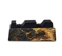 Finest Folia Design Cover R142, film de protection autocollant en vinyle, anti-rayures, compatible avec PS5, pour boîtier de station de charge de console de jeux (n° 7, poudre d'or)