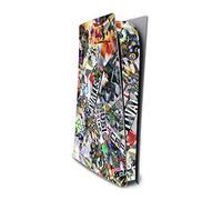 Finest Folia, Design Cover RX023, film de protection autocollant en vinyle, anti-rayures, compatible avec PS5, pour boîtier de console de jeux (édition numérique, n° 6, sticker bombe)