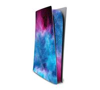 Finest Folia, Design Cover RX040, film de protection autocollant en vinyle, anti-rayures, compatible avec PS5, pour boîtier de console de jeux (édition disque, n° 32, galaxie)