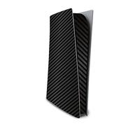 Finest Folia, Design Cover RX040, film de protection autocollant en vinyle, anti-rayures, compatible avec PS5, pour boîtier de console de jeux (édition disque, n° 8, noir de carbone)