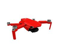 Finest Folia Film de protection d'écran compatible avec drone DJI Mini 2 et manette - Ajustement parfait - Imperméable - Film design (collage complet K160, rouge fluo)