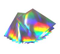 Finest Folia - Film transparent pour traceur - Motif hologramme - Pour les loisirs créatifs - Feuilles Din A4