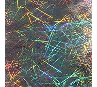 Finest Folia Lot de 10 feuilles de film de bricolage, au format Din A4, autocollant, pour artiste, traceur, hologramme, paillettes, pour bricolage, (Lines (n° 033), lot de 10 films au format A4)