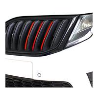 Finest Folia Lot de 30 autocollants pour grille de radiateur avant, autocollants pour calandre, autocollants décoratifs pour nid d'abeille, bandes adhésives en film pour accessoires automobiles (K005