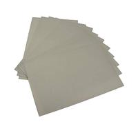 Finest Folia Oramask 810 - Lot de 10 papiers A4 à stencil - Gris mat et translucide - Pour pochoir, travaux de peinture et d’aérographie