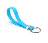 Finest Folia Porte-clés Keytag en silicone (bleu clair)
