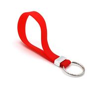 Finest Folia Porte-clés Keytag en silicone, rouge, S