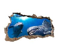 Finest Folia Sticker mural mur trou (de nombreux motifs) mur Film autocollant pour salon chambre, WL02 Delphine, Hauteur: 60 cm, Largeur: 100 cm