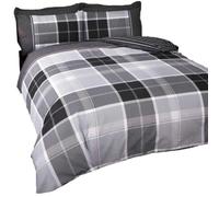Rapport Home Finest Homewares Housse de Couette et 2 taies d'oreiller Motif Tartan
