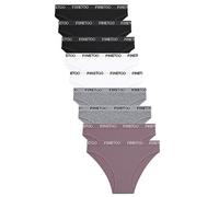 FINETOO Lot de 9 Slips en Coton pour Femme - Slip coloré - Style Hipster Tendance - Plusieurs Couleurs - Tailles S-XL
