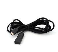 FineUsea Câble de charge et de données USB-C de 2 m - Compatible avec ROCCAT Kone Pro Air, XP Air, Burst Pro Air Mice et Vulcan TKL Pro, Vulcan II Mini Claviers (Noir)
