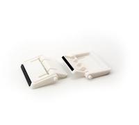 FineUsea Pieds de clavier de rechange compatibles avec Razer - Pieds inclinables en plastique noir et blanc compatibles avec Huntsman, BlackWidow, Cynosa, Ornata, DeathStalker et plus (noir et blanc)