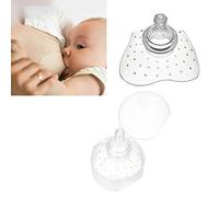 Finever Bouclier de téton de qualité supérieure pour l'allaitement avec difficultés de verrouillage ou tétons plats ou inversés, non toxique (lot de 1)