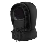 FINEVERNEK Cagoule Polaire Hiver, Chapeau Balaclava Hiver Anti-Vent, Bonnet Echarpe Cache Cou Thermique Homme Femme Réglable par Cordon, Multifonction Bonnet pour Ski, Cyclisme Activités Outdoor