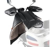 FINEVERNEK Couvre Jambe Scooter, Protection Tablier Couvre Jambe Scooter avec Gants de Guidon, Tablier Scooter Epais Universel Imperméable, Housse de Jambe de Scooter avec Manchon de Guidon(PU)