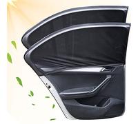 FINEVERNEK Pare Soleil Voiture Bébé, 2pcs Chaussette Voiture par Soleil, Bloquer Les Rayons UV pour Enfants et Animaux, Protection Solaire Voiture,Taille Universelle pour Plupart des Voitures